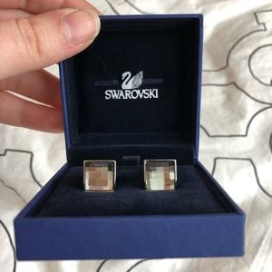 Swarovski Fasten Cuff Links
